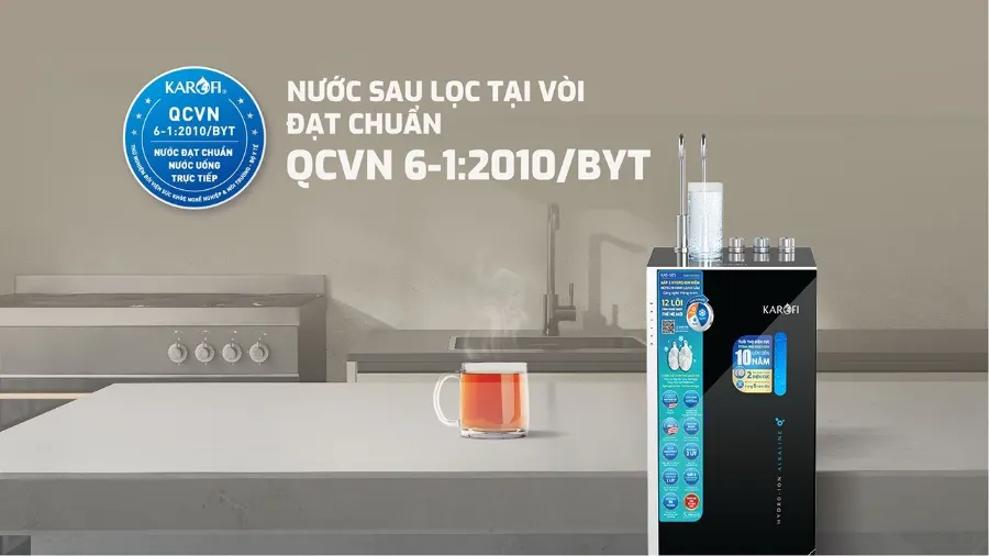 Máy lọc nước nóng lạnh Hydro-ion kiềm Karofi KAE-S85 – karofi kae s85 10