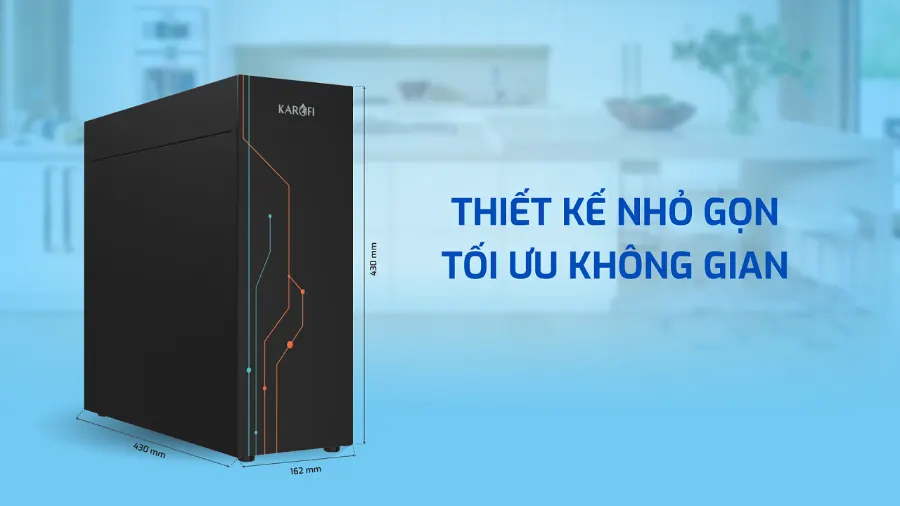 Thiết kế hiện đại nhỏ gọn - tối ưu không gian - Máy nóng lạnh Karofi KAO-T90