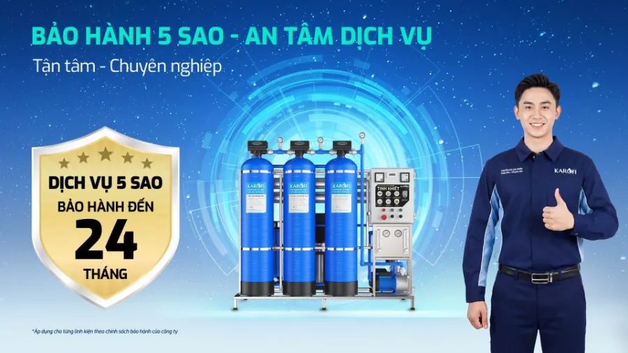 Bảo hành 24 tháng - dịch vụ 5 sao - Máy lọc nước Karofi KCN-500