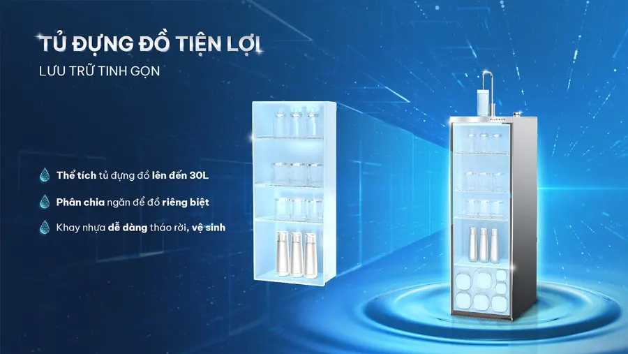 Lưu trữ tinh gọn, tiện lợi mọi khoảnh khắc - Máy lọc nước Karofi PLATINUM S22