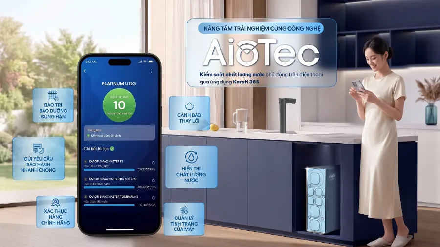 Máy lọc nước Karofi PLATINUM U12G – karofi platinum u12g 9