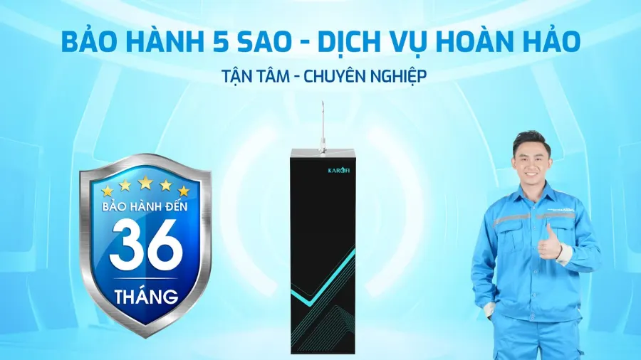 Bảo hành 36 tháng - cao nhất thị trường - Máy lọc nước Karofi KAQ-L06