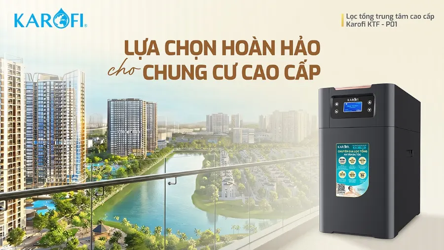 Lọc tổng Karofi KTF-P01 - hình ảnh thực tế 1