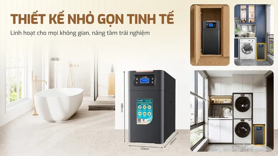 Thiết kế tinh tế - phù hợp với nhiều không gian - Lọc tổng Karofi KTF-P01