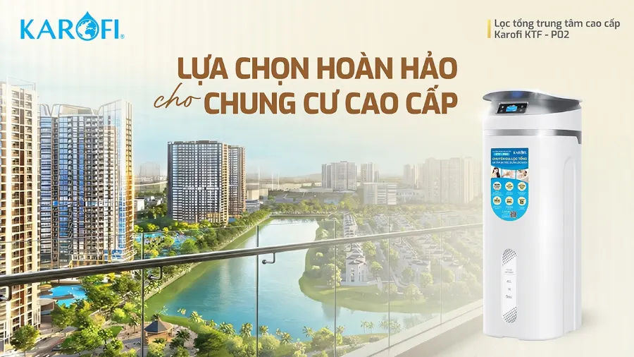 Lọc tổng Karofi KTF-P02 - hình ảnh thực tế 1