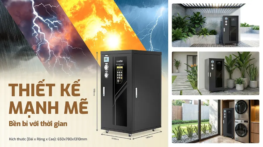 Thiết kế bền bỉ - trường tồn với thời gian - Lọc tổng Karofi KST-79