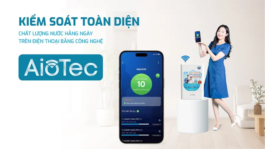 Máy lọc nước Karofi KAQ-UC06 – loc nuoc ro karofi kaq uc06 7