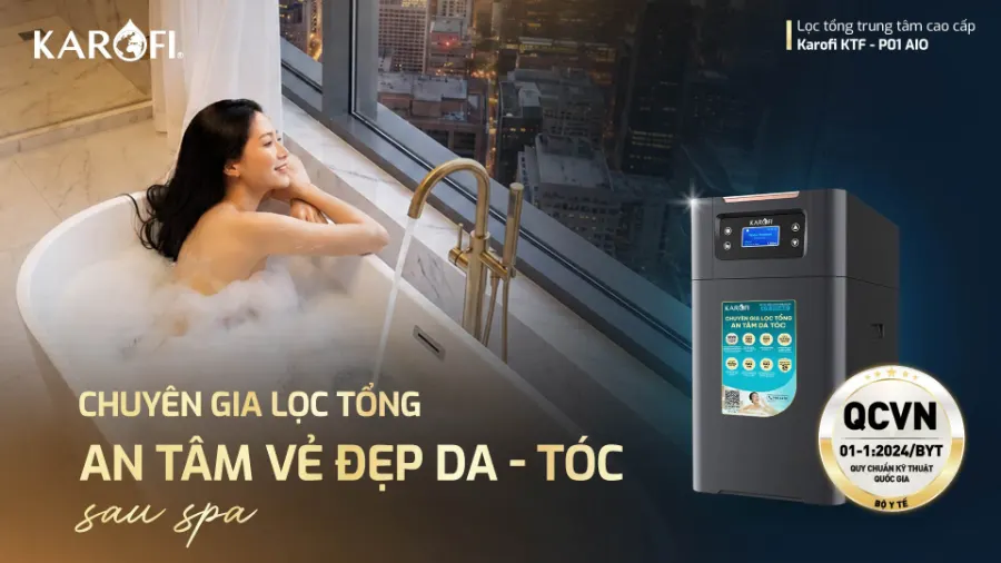 Lọc tổng Karofi KTF-P01 AIO - hình ảnh thực tế 1