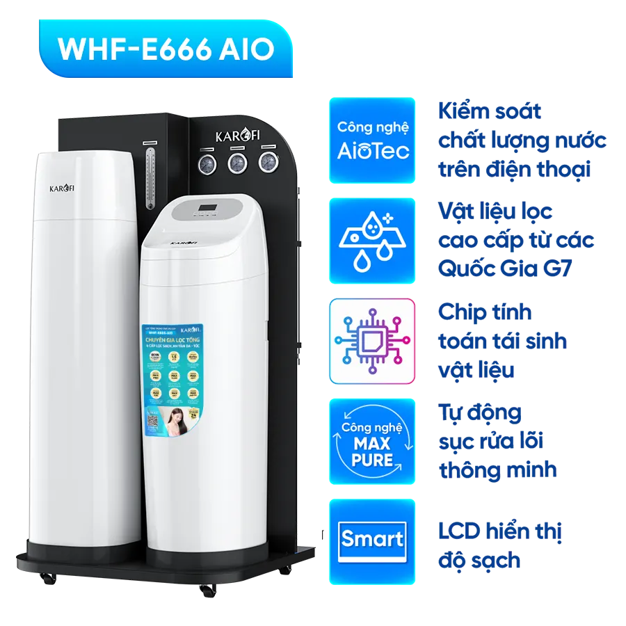 Lọc tổng Karofi WHF-E666 AIO chính hãng