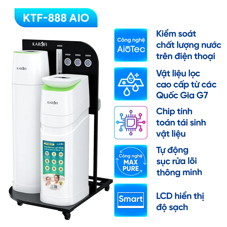 Lọc tổng Karofi KTF-888-AIO chính hãng