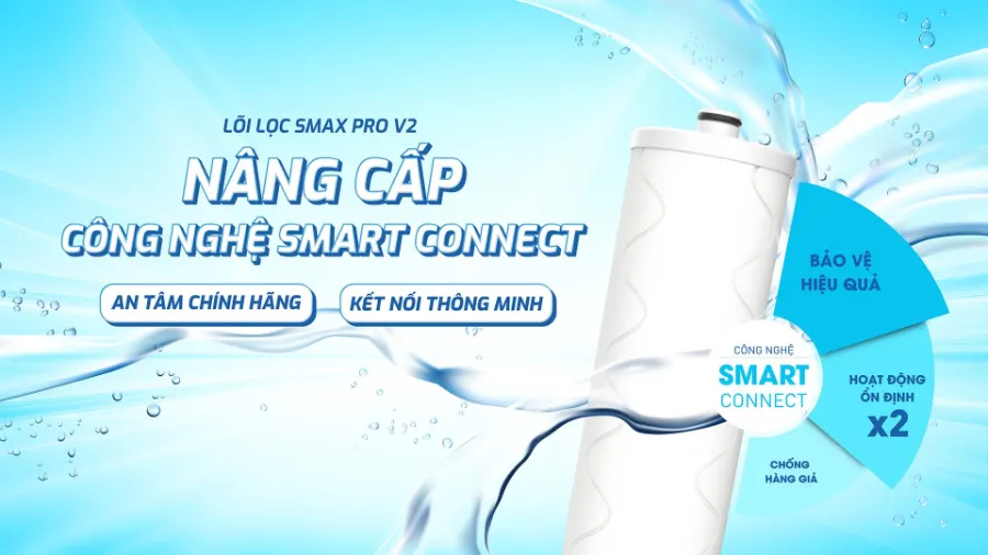 Tổng quan về lõi Smax Pro V2 - Lõi lọc thô Karofi Smax Pro V2