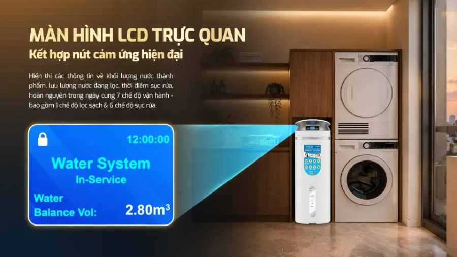 Màn hình lcd hiện đại - Lọc tổng Karofi KTF-P02 AIO