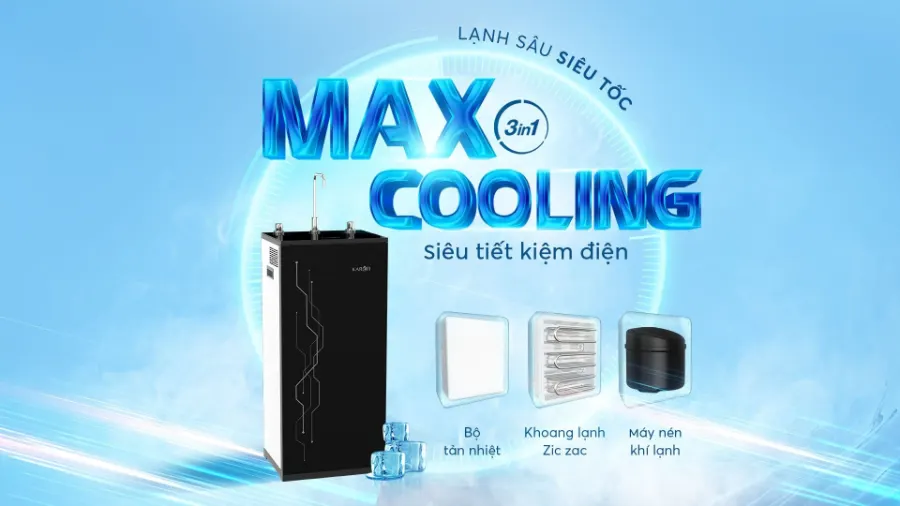 Máy lọc nước nóng lạnh Karofi KAD-I55P - hình ảnh thực tế 1