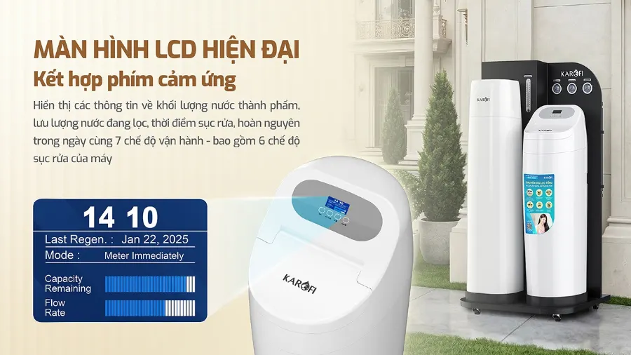Màn hình lcd hiện đại - Lọc tổng Karofi WHF-E666