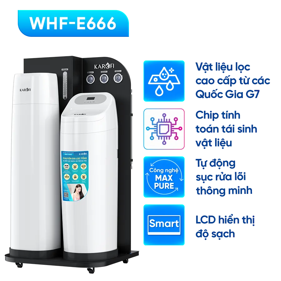Lọc tổng Karofi WHF-E666 chính hãng