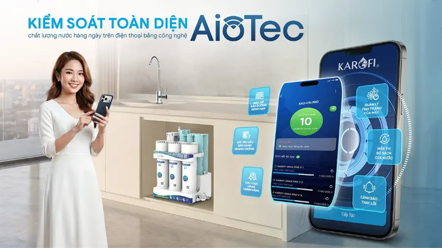 Máy lọc nước Karofi KAQ-U96 PRO – may loc nuoc de gam karofi kaq u96 pro 2