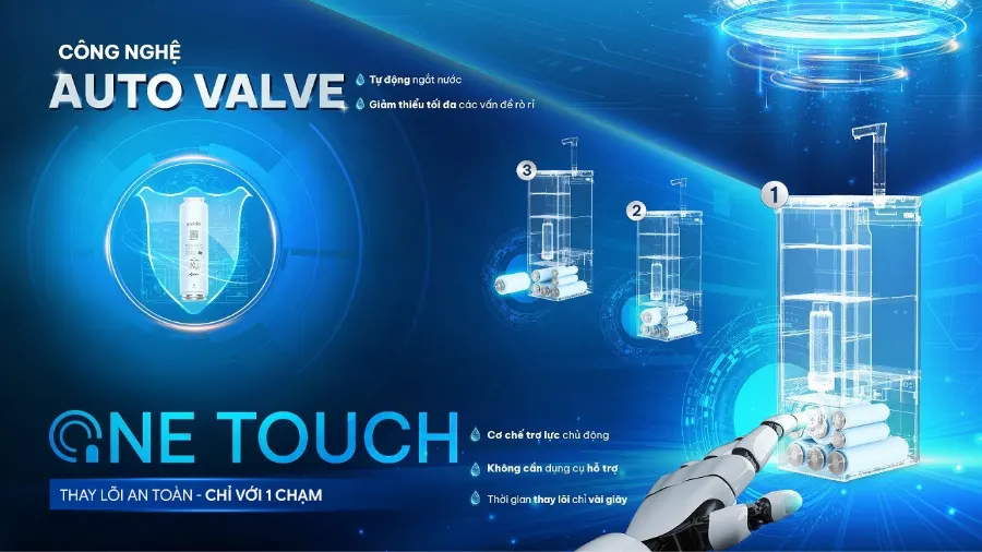 Máy lọc nước nóng lạnh Hydro-ion kiềm Karofi DIAMOND SA66 - hình ảnh thực tế 1