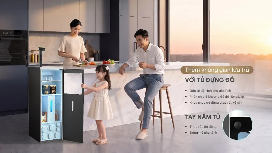 Máy lọc nước nóng lạnh Hydro-ion kiềm Karofi PLATINUM SA5 – may loc nuoc hydro ion kiem nong lanh karofi platinum sa5 13