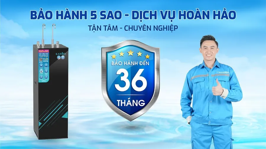 Máy lọc nước Karofi KAQ-F38A – may loc nuoc kaq f38a bao hanh