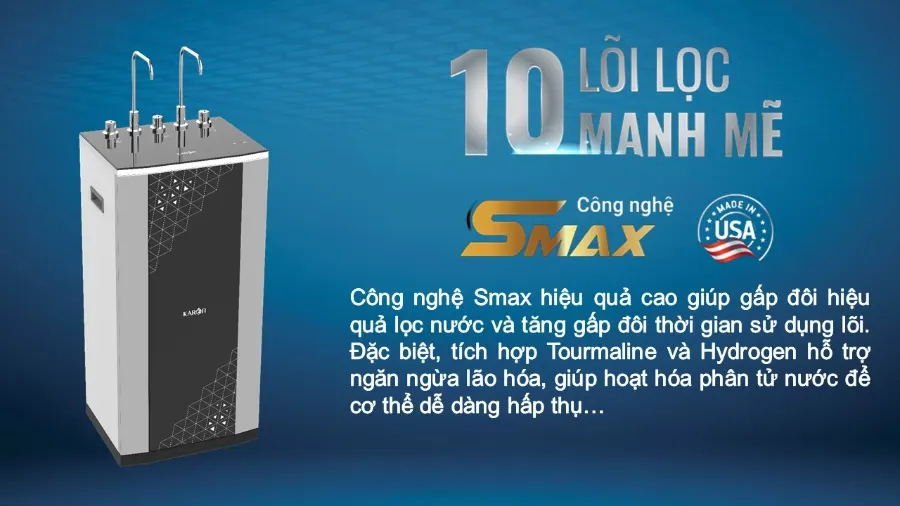 Tính năng - Máy lọc nước nóng lạnh Karofi KAD-D950