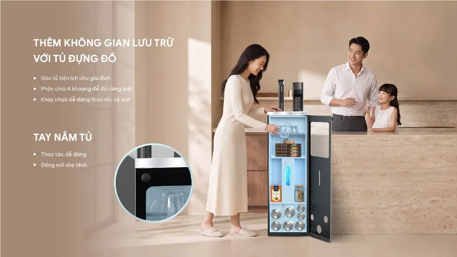 Máy lọc nước nóng lạnh Hydro-ion kiềm Karofi DIAMOND KAFÉ X68 – may loc nuoc nong lanh hydro ion kiem karofi diamond kafe x68 14