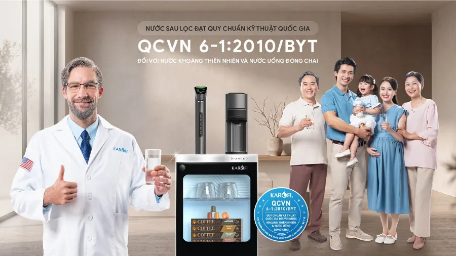Máy lọc nước nóng lạnh Hydro-ion kiềm Karofi DIAMOND KAFÉ X68 – may loc nuoc nong lanh hydro ion kiem karofi diamond kafe x68 15