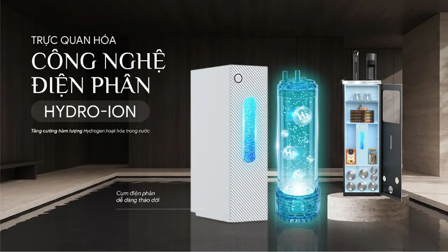 Máy lọc nước nóng lạnh Hydro-ion kiềm Karofi DIAMOND KAFÉ X68 – may loc nuoc nong lanh hydro ion kiem karofi diamond kafe x68 2