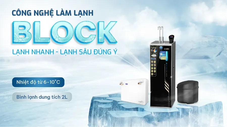 Máy lọc nước nóng lạnh Hydro-ion kiềm Karofi SA8 PREMIUM – may loc nuoc nong lanh hydro ion kiem karofi sa8 premium 5