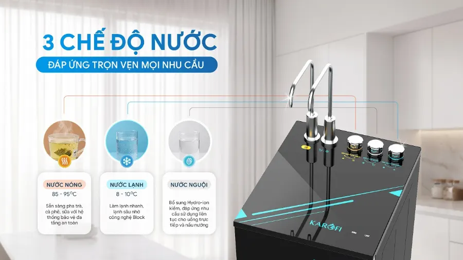 Máy lọc nước nóng lạnh Karofi KAD-GA69 (SC) – may loc nuoc nong lanh karofi kad ga69 sc 2