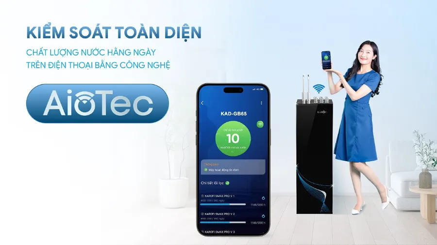 Máy lọc nước nóng lạnh Karofi KAD-GB65 – may loc nuoc nong lanh karofi kad gb65 4