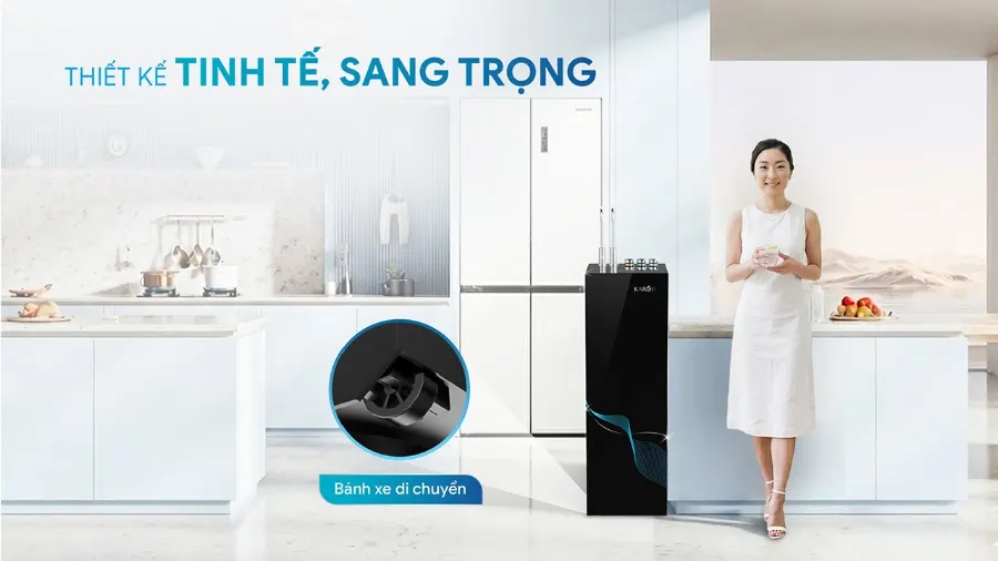 Thiết kế tinh tế sang trọng - Máy lọc nước nóng lạnh Karofi KAD-GZ68