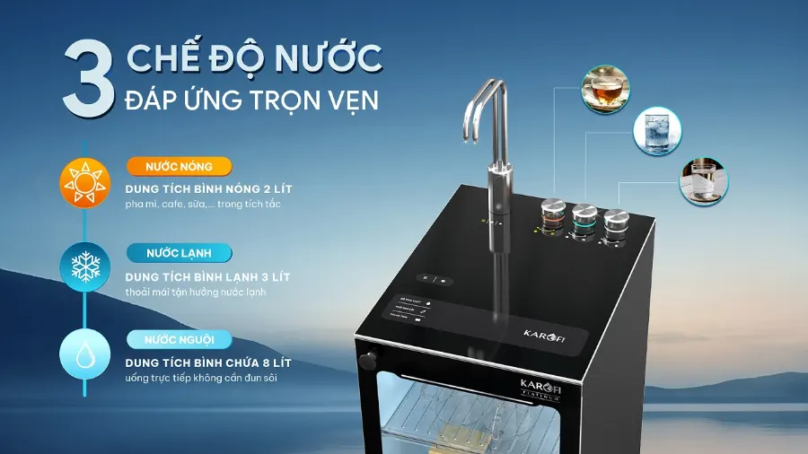 Máy lọc nước nóng lạnh Karofi PLATINUM L56 – may loc nuoc nong lanh karofi platinum l56 2