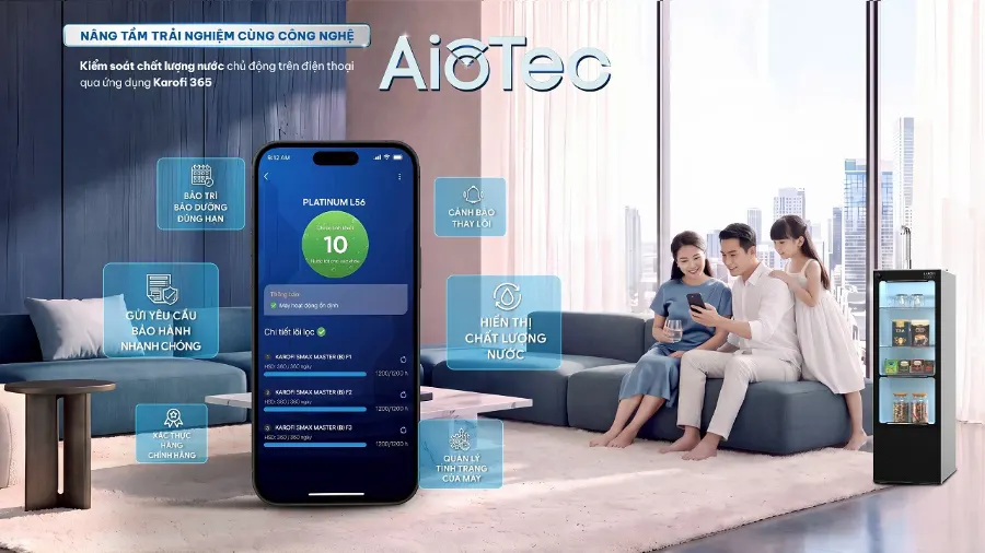 Máy lọc nước nóng lạnh Karofi PLATINUM L56 – may loc nuoc nong lanh karofi platinum l56 9