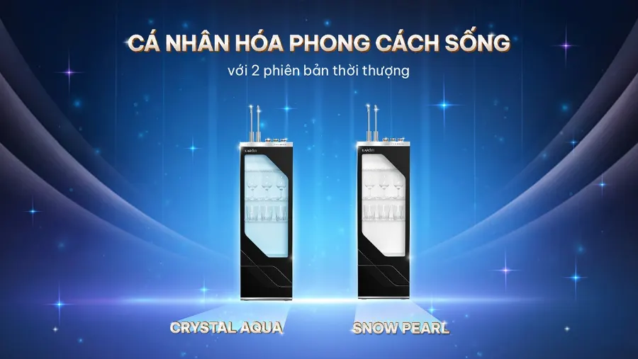 Cá nhân hóa phong cách sống với 2 phiên bản thiết kế - Máy lọc nước nóng lạnh Karofi PLATINUM S66