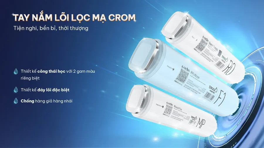 Máy lọc nước nóng lạnh Karofi PLATINUM S66 - hình ảnh thực tế 1