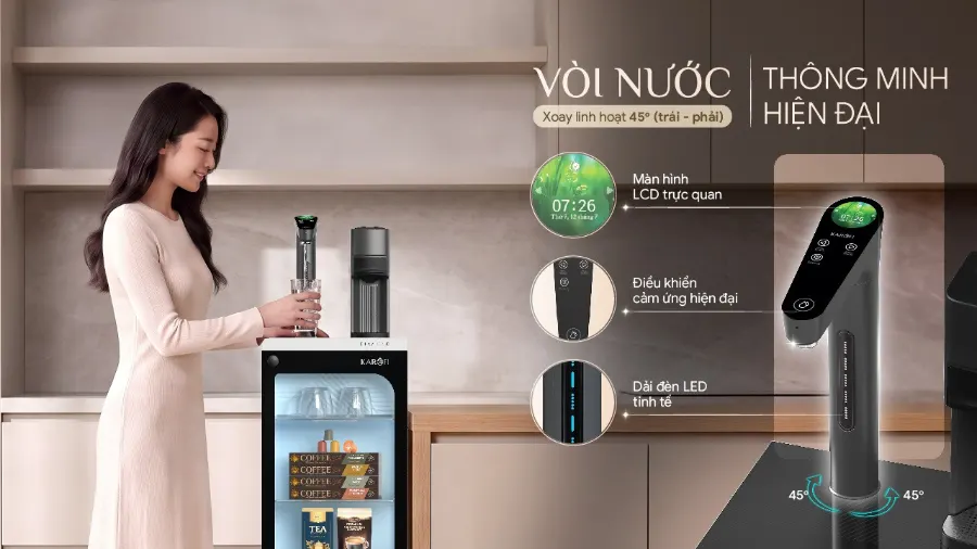 Máy lọc nước Karofi DIAMOND KAFÉ S28 – may loc nuoc ro karofi diamond kafe s28 3
