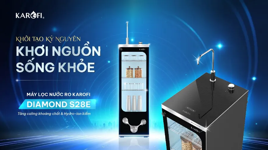 Máy lọc nước Karofi Diamond S28E – may loc nuoc ro karofi diamond s28e 1