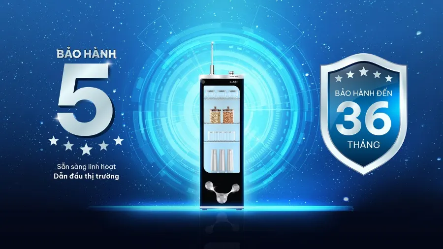 Bảo hành 5 sao - sẵn sàng linh hoạt để dẫn đầu thị trường - Máy lọc nước Karofi Diamond S28E