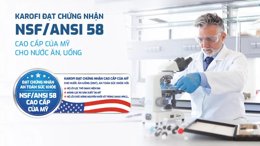 Máy lọc nước Karofi KAQ-GB15 – may loc nuoc ro karofi kaq gb1 8