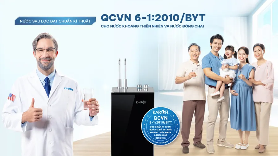 Máy lọc nước Karofi KAQ-GB15 – may loc nuoc ro karofi kaq gb1 9