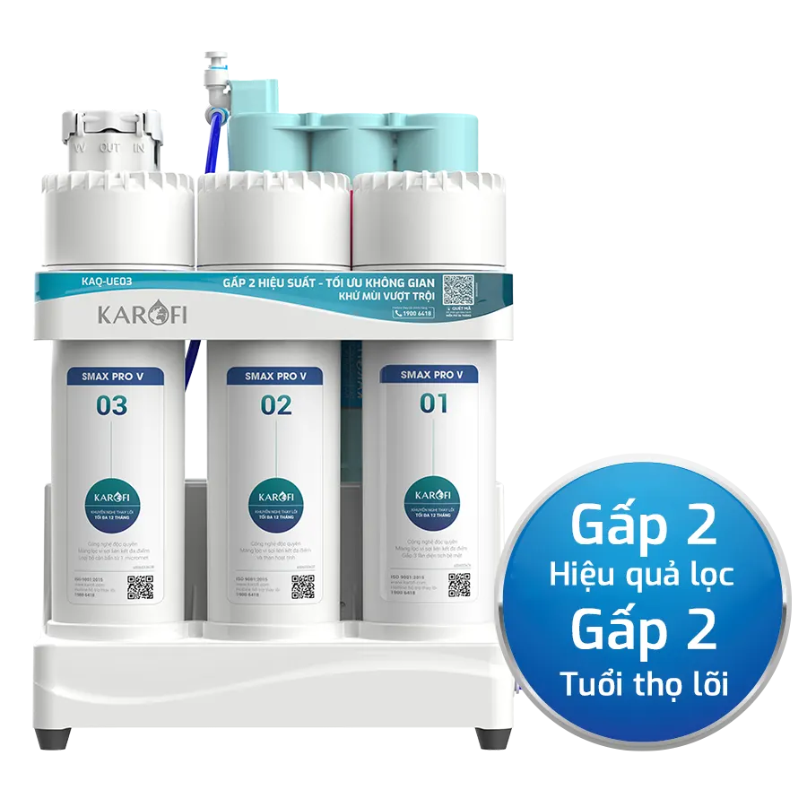 Máy lọc nước Karofi KAQ-UE03 chính hãng