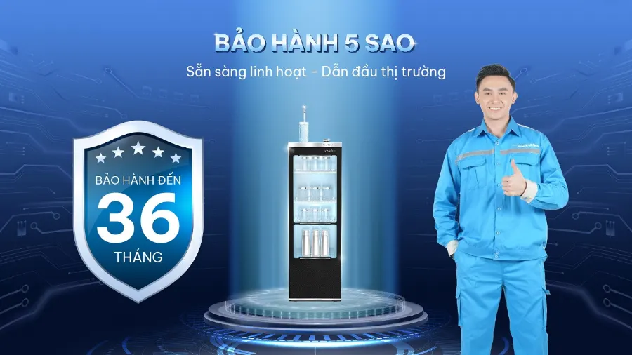 Bảo hành 5 sao - Sẵn sàng linh hoạt - Tiên phong trên thị trường - Máy lọc nước Karofi PLATINUM S2