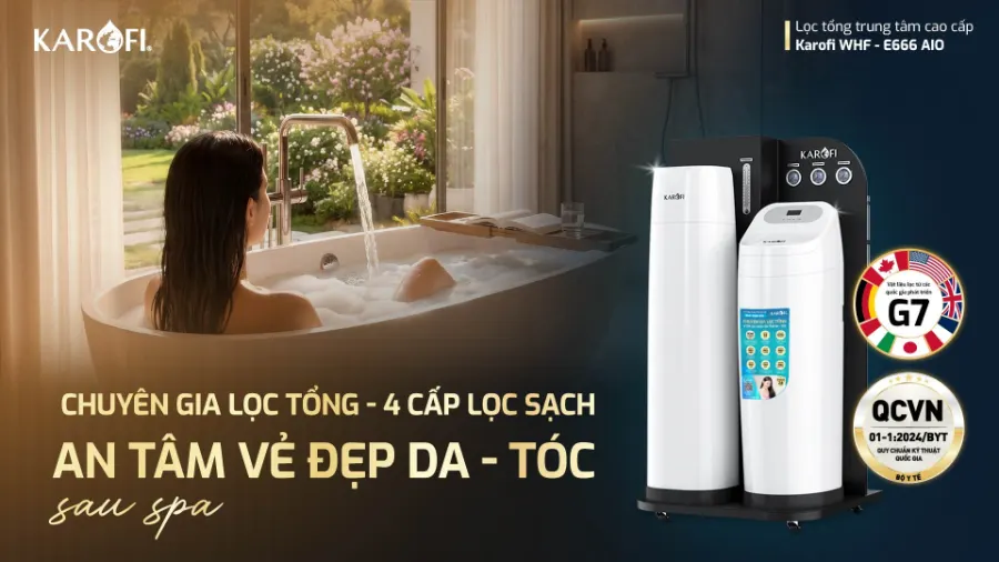 Lọc tổng Karofi WHF-E666 AIO – may loc tong trung tam cao cap karofi whf e666 aio 2