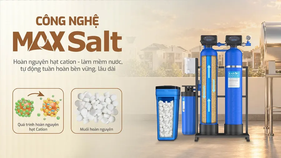 Cấu tạo tối ưu - tăng hiệu quả hoạt động - Lọc tổng Karofi KTF-221C