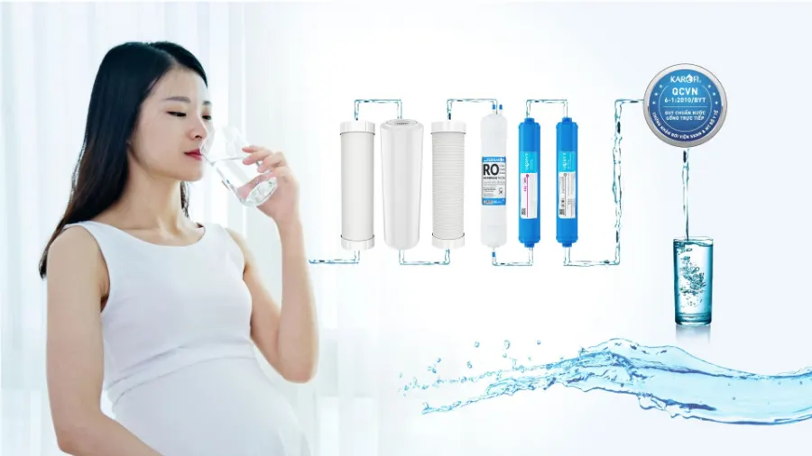 Máy lọc nước nóng lạnh Karofi HCV200RO - hình ảnh thực tế 3