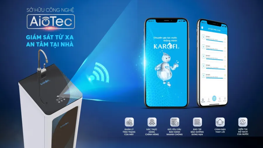 Máy lọc nước Karofi KAQ-O07 - hình ảnh thực tế 2
