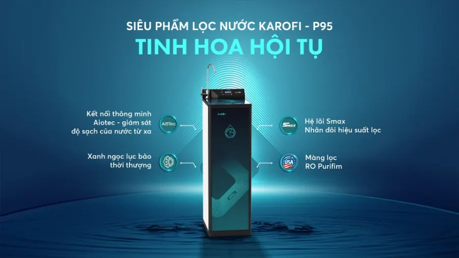 Máy lọc nước Karofi KAQ-P95 - hình ảnh thực tế 1
