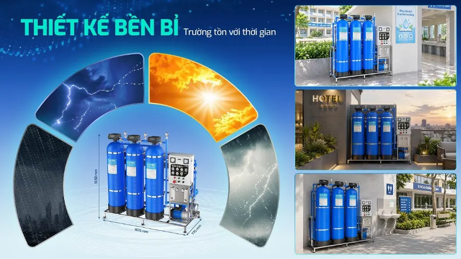 Thiết kế vững chắc - bền bỉ cùng thời gian – Máy lọc nước Karofi KCN-750 - Máy lọc nước Karofi KCN-750
