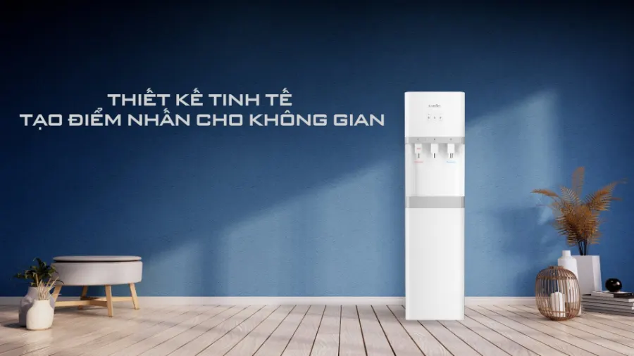 Thiết kế tinh tế - Điểm nhấn không gian - Máy lọc nước nóng lạnh Karofi HCV208RO