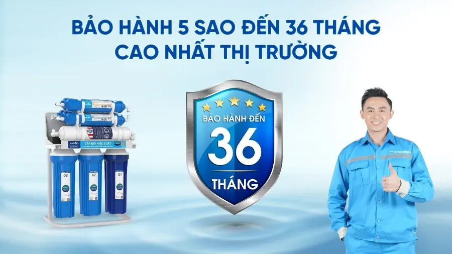 Bảo hành 36 tháng - Cao nhất thị trường - Máy lọc nước Karofi KHY-TN99